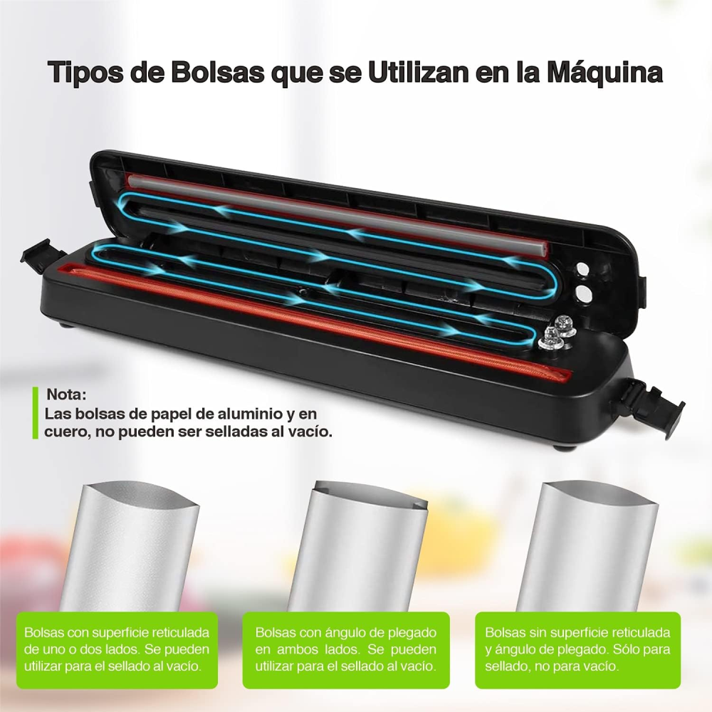 Maquina Selladora de Alimentos al Vacío