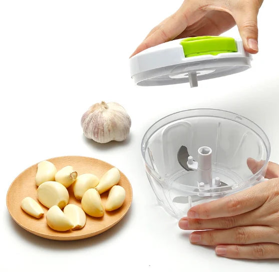 Processador e Triturador Manual de alimentos 3 laminas