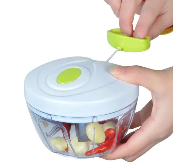 Processador e Triturador Manual de alimentos 3 laminas