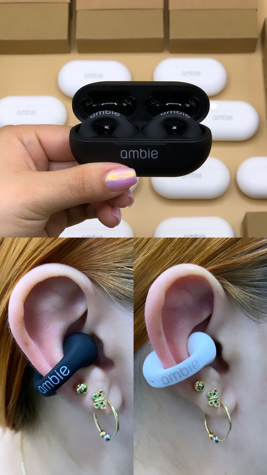 Audífonos Ambie Inalámbricos – Escucha el Mundo sin Aislarte”