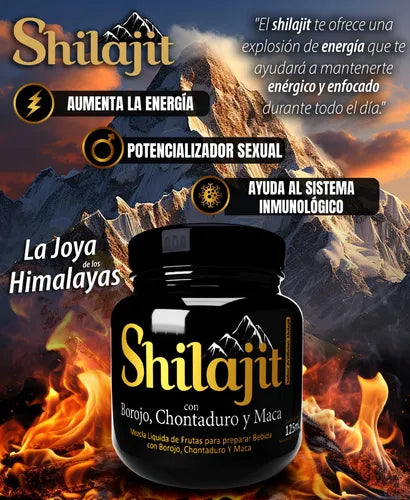 🔥 COMBO SHILAJIT ORIGINAL + RETARDANTE — ¡Potencia Máxima y Control Total! 🔥