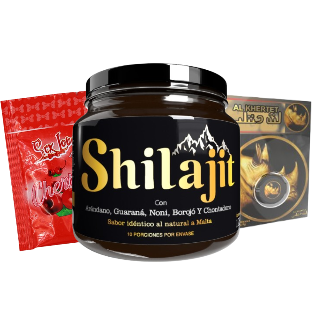 🔥 COMBO SHILAJIT ORIGINAL + RETARDANTE — ¡Potencia Máxima y Control Total! 🔥