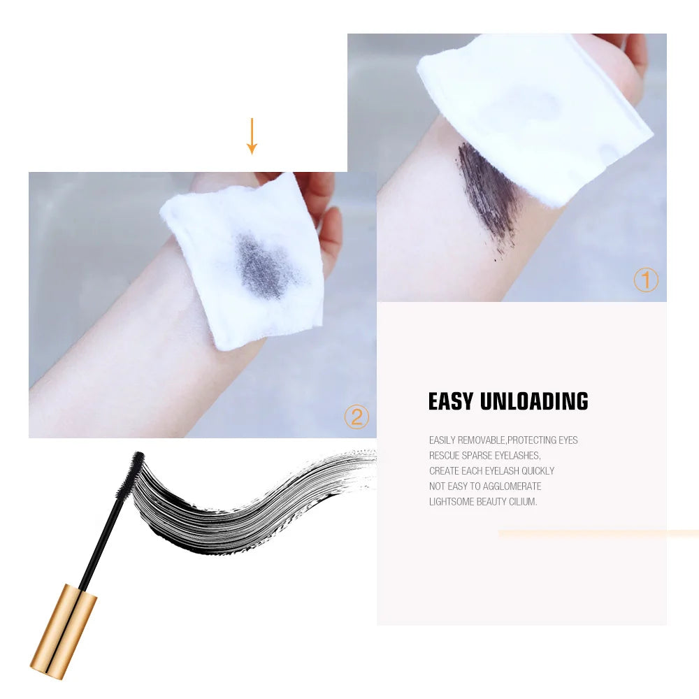 Mascara 3D alongamento Preto Cílios de extensão / Pincel beleza para maquiagem Longa duração