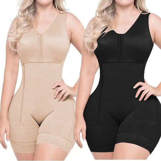 Cinta modeladora pós-cirúrgica de alta compressão com broches para emagrecimento diário