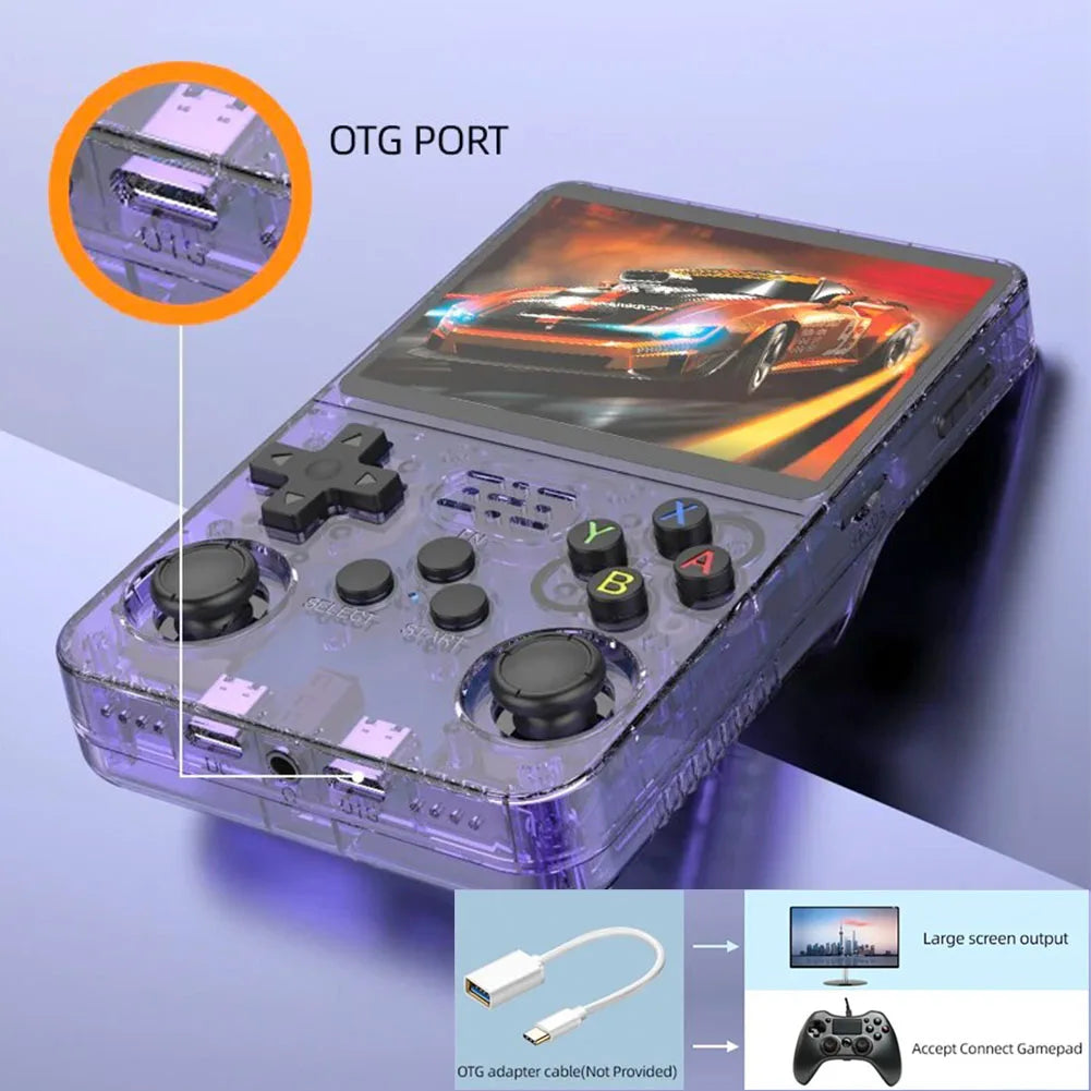 Mini game de jogos retrô Tela do sistema Linux Player de vídeo de bolso portátil