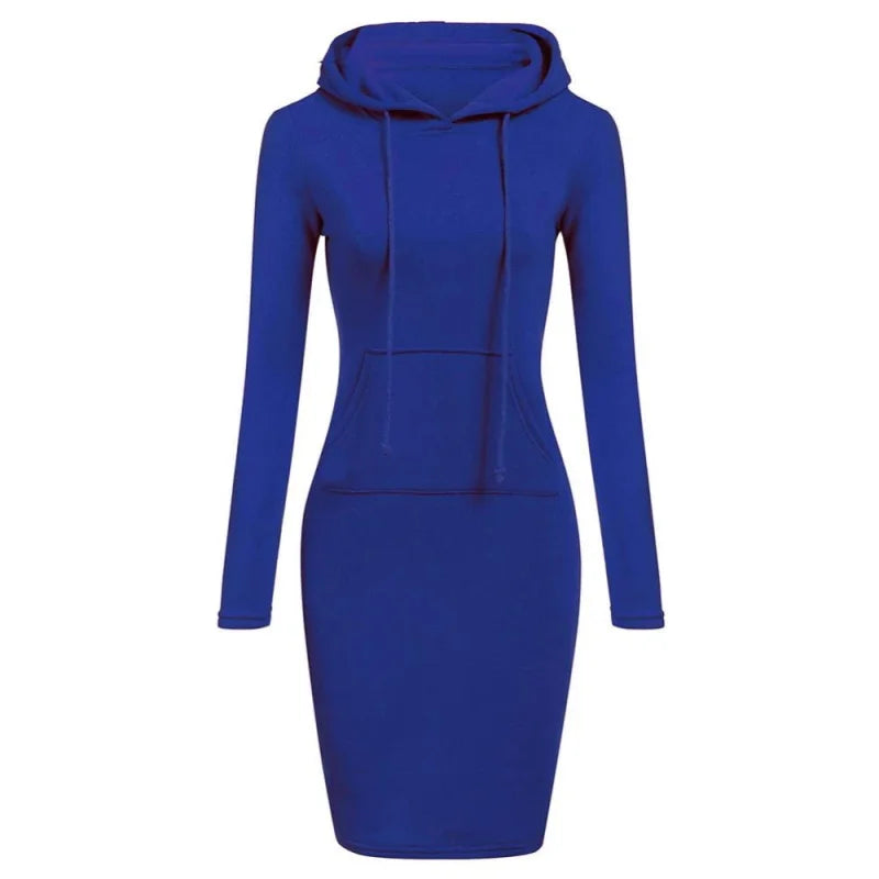 Vestido Moleton com capuz