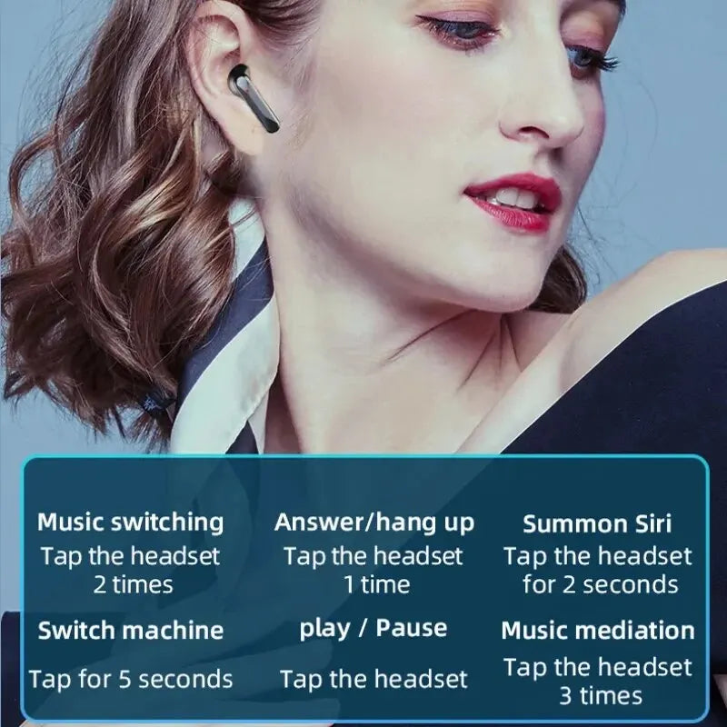 Fone de ouvido digital Bluetooth sem fio