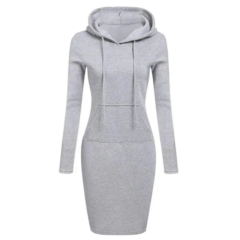 Vestido Moleton com capuz