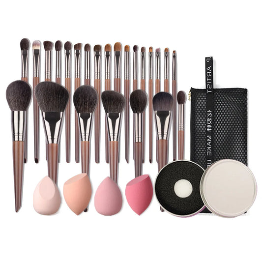 Conjunto de pincéis de maquiagem natural para Sombra
