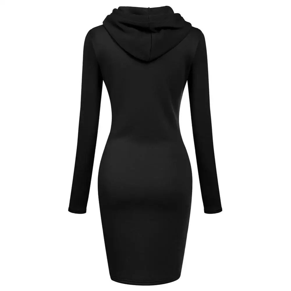 Vestido Moleton com capuz