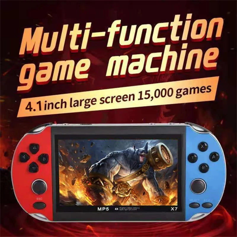 Video game portátil de alta definição X7 com 10000 Jogos incluídos
