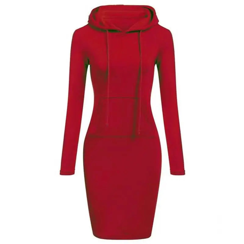 Vestido Moleton com capuz