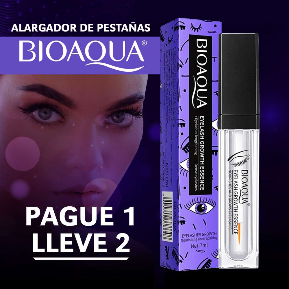 💫¡Transforma tu Mirada! SÉRUM Alargador de Pestañas BIOAQUA X2 con Resultados Rápidos
