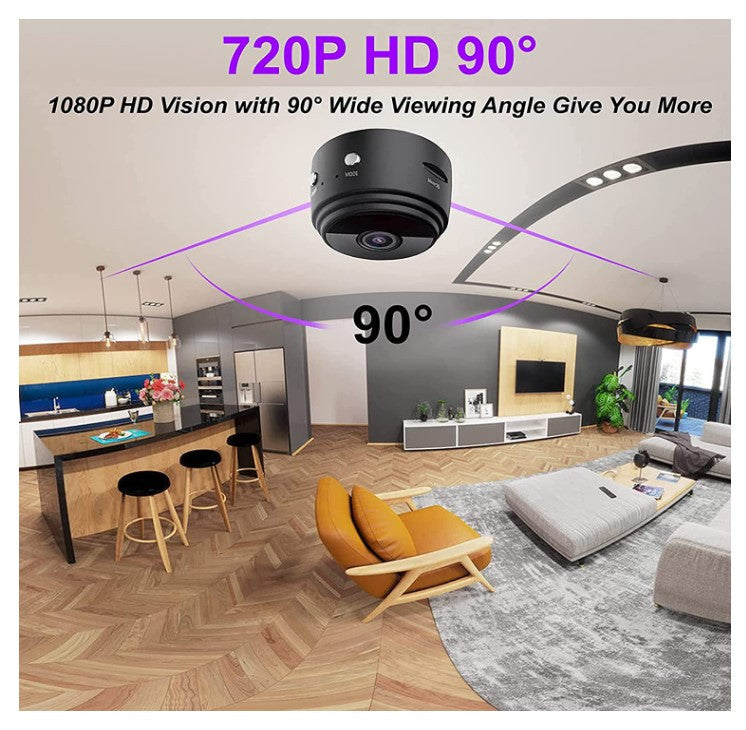 Protege lo que más importa: ¡minicámara espía Wi-Fi con visión nocturna! Tu Hogar Seguro 24h