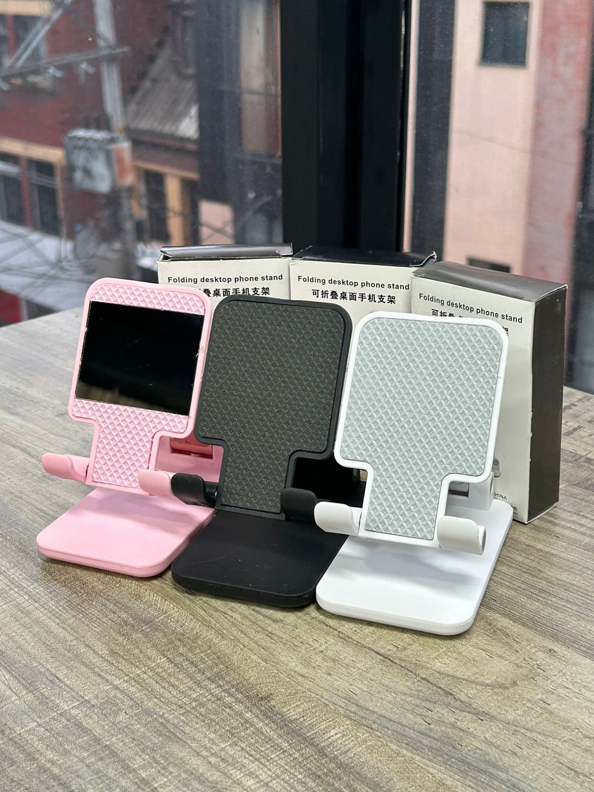 Base Soporte Plegable Escritorio Celular