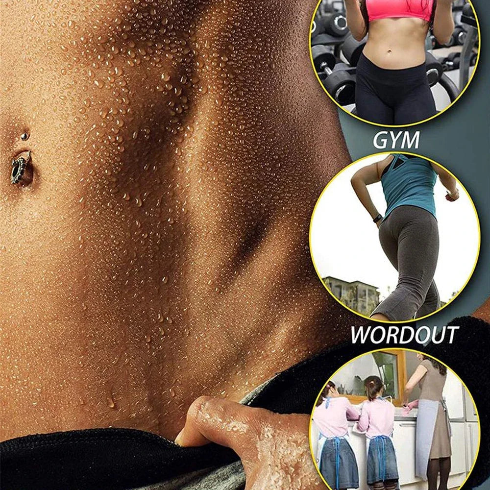 Modelador Para Homens e Mulheres Treino Cintura Treino  Sauna Cincher de Compressão