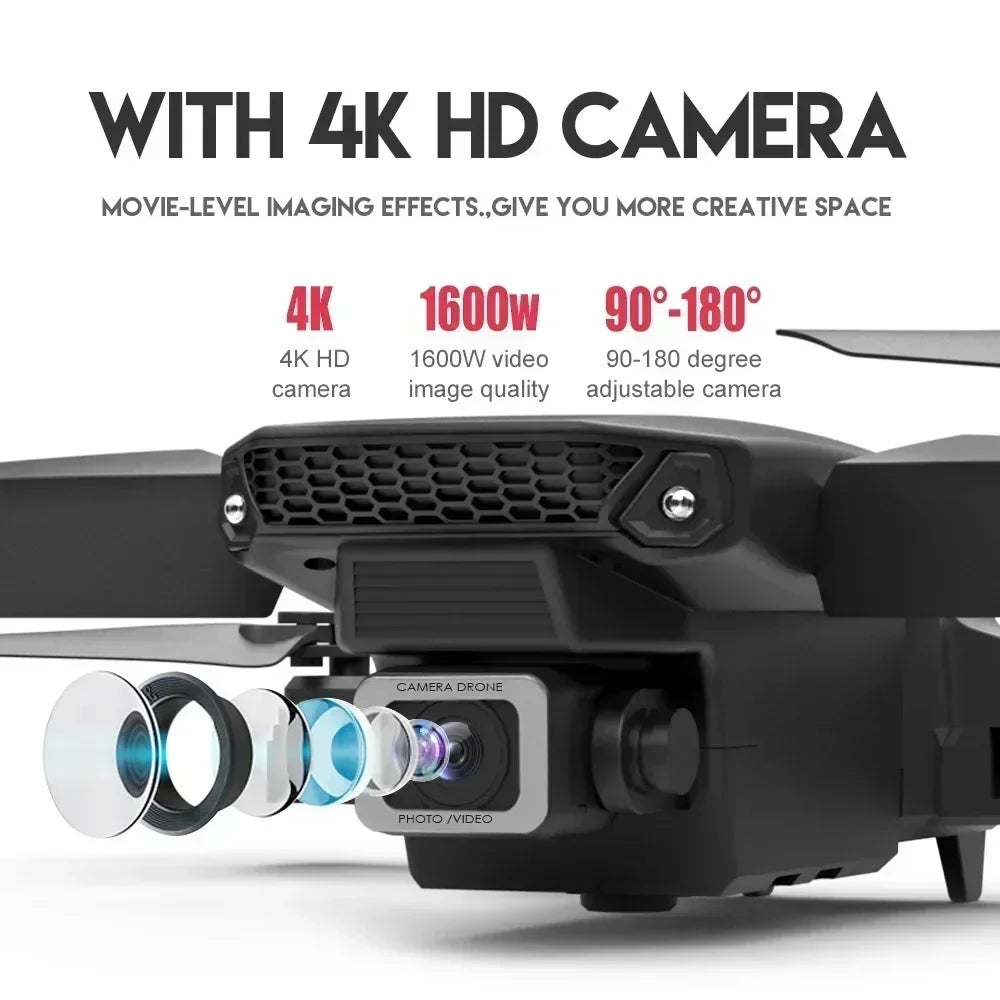 Drone profissional 4k HD Com câmera Wifi