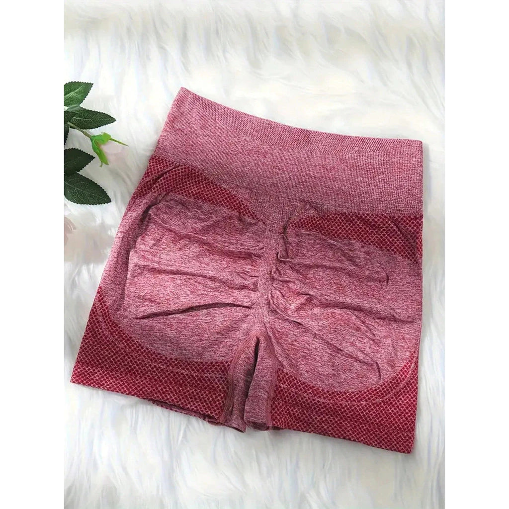 Mujer Levantamiento de Glúteos Corto Gimnasio Yoga Fitness